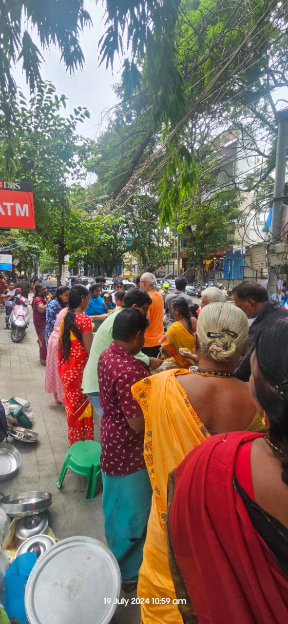 A massive charity drive and an initiative to plant sacred trees in temples across Tamil Nadu.