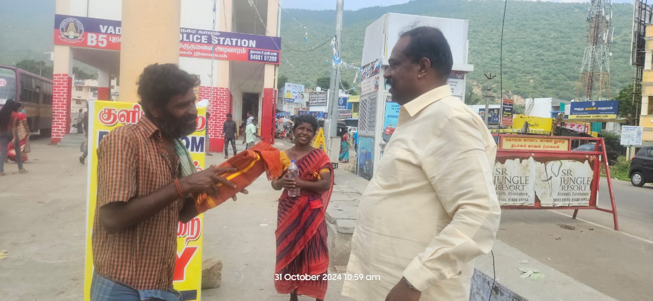 Vasudhaiva Kudumbakam Social Welfare Trust Celebrates Diwali with Mega Event at Maruthamalai Murugan Temple – 1